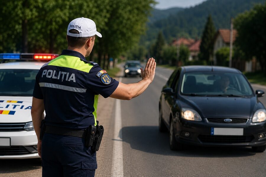 Acțiuni ample ale polițiștilor rutieri din Cavnic: 13 permise reținute și amenzi de peste 21.000 de lei
