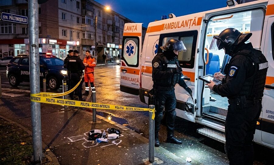 Bărbat agresiv, încătușat de jandarmi după ce a atacat personal medical și a distrus bunuri în Baia Mare