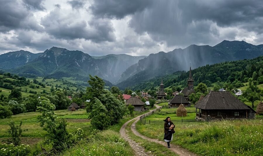 Vreme apropiată de normalul perioadei în Maramureș. Averse locale și intensificări ale vântului