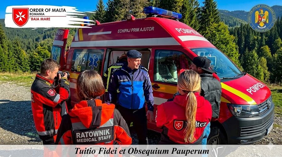 Parteneriat pentru siguranța comunității: Jandarmeria Maramureș și Serviciul de Ajutor Maltez își unesc forțele