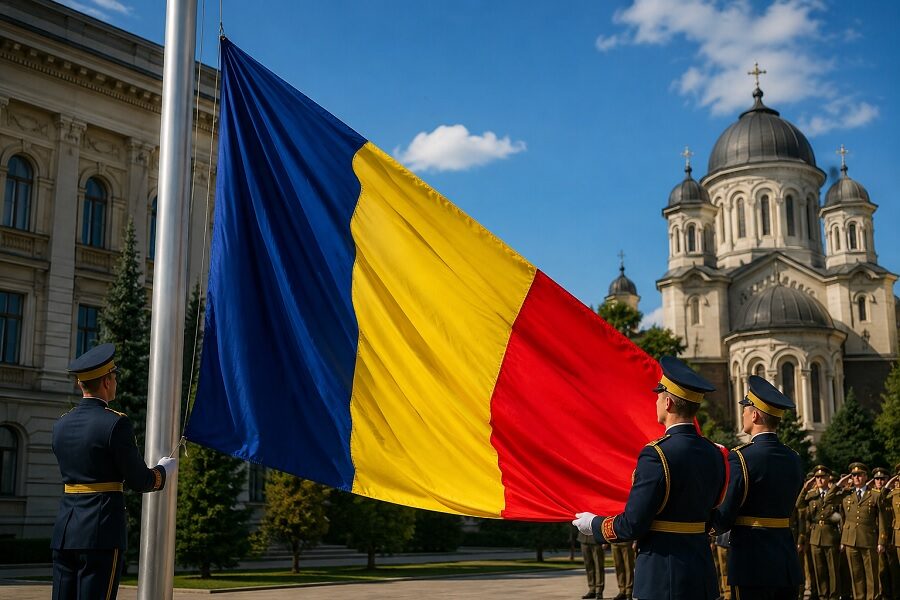Ceremonie dedicată Drapelului Național al României, organizată la Baia Mare