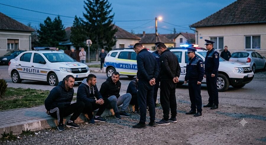 Șase persoane reținute de polițiștii din Șomcuta Mare în urma unui conflict violent
