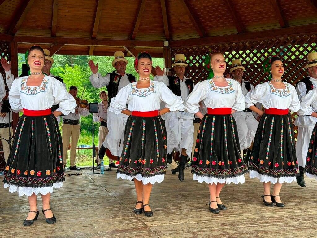 Ansamblul Folcloric Național „Transilvania” a susținut un spectacol la „Sărbătoarea Sâmpetrului” din Rebra