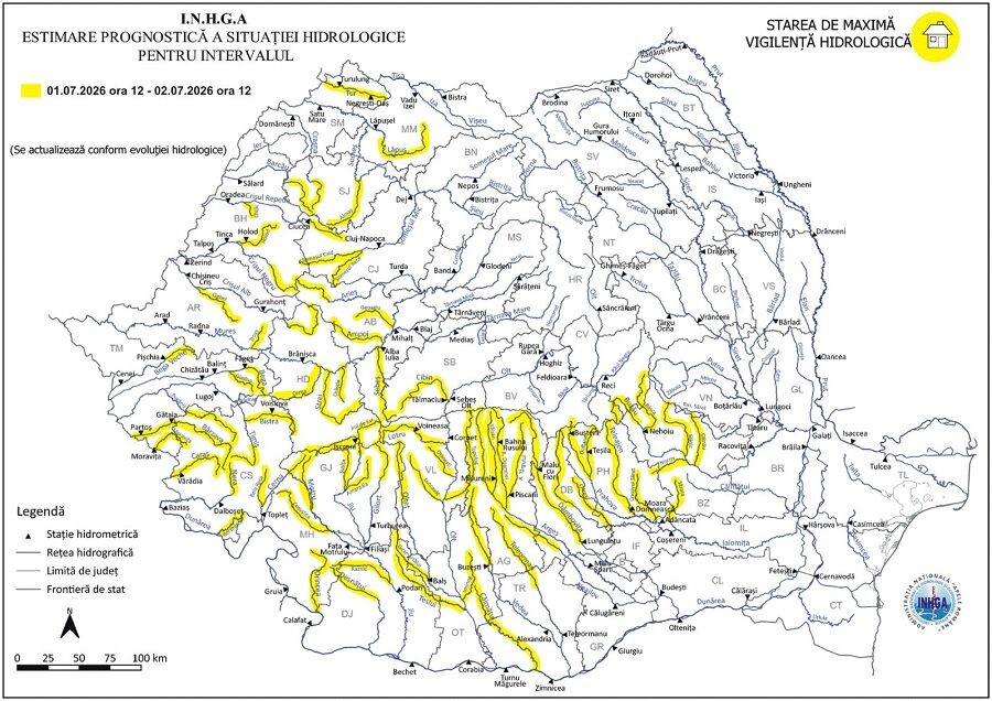 god-galben-inundatii-harta-1-iulie-2026