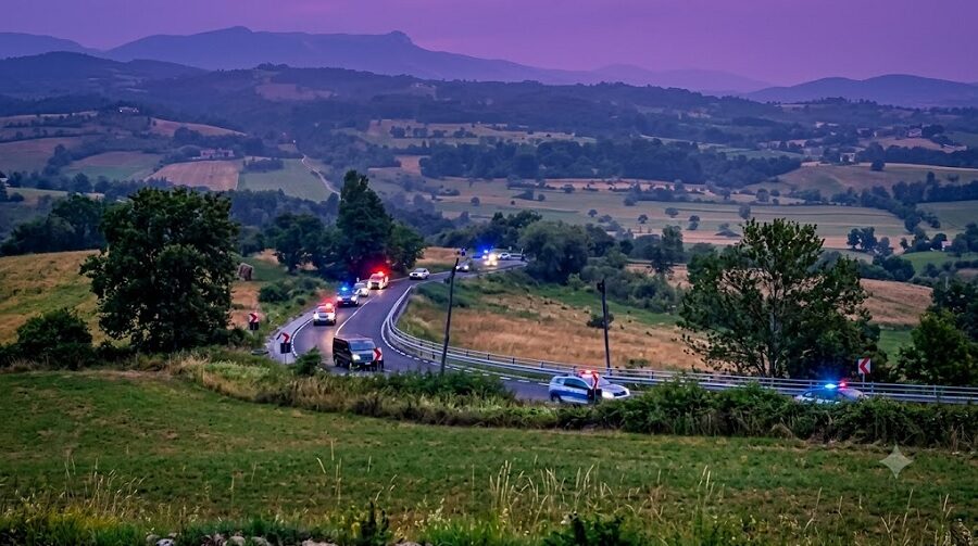 Percheziții de amploare în Maramureș într-un dosar de tăieri ilegale de pădure. Arme, camere de vânătoare și dispozitive de marcare, ridicate de polițiști