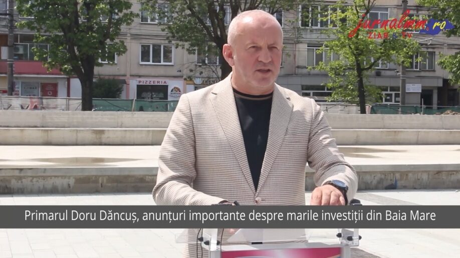 Doru Dăncuș face lumină în cele mai controversate proiecte din Baia Mare: „Stațiile inteligente sunt scumpe, dar legale. Aquapark-ul se face, Piața Izvoarelor intră în linie dreaptă și PUZ-ul Dealul Crucii"