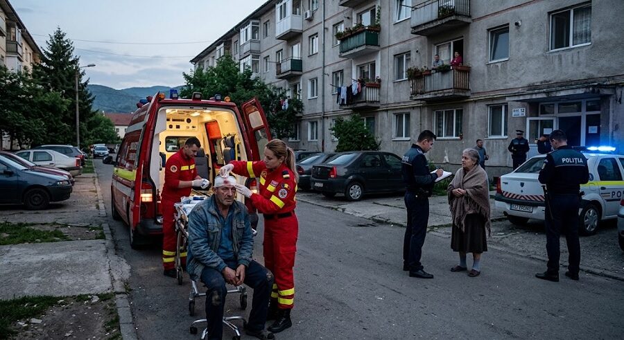 Dosar penal după un scandal între vecini în Baia Mare. Un bărbat a ajuns să primească îngrijiri medicale