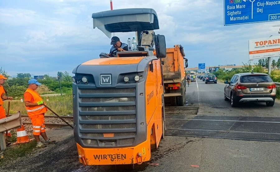 Atenție în trafic! Lucrări pe centura municipiului Baia Mare: Circulație restricționată și semaforizată până joi dimineață