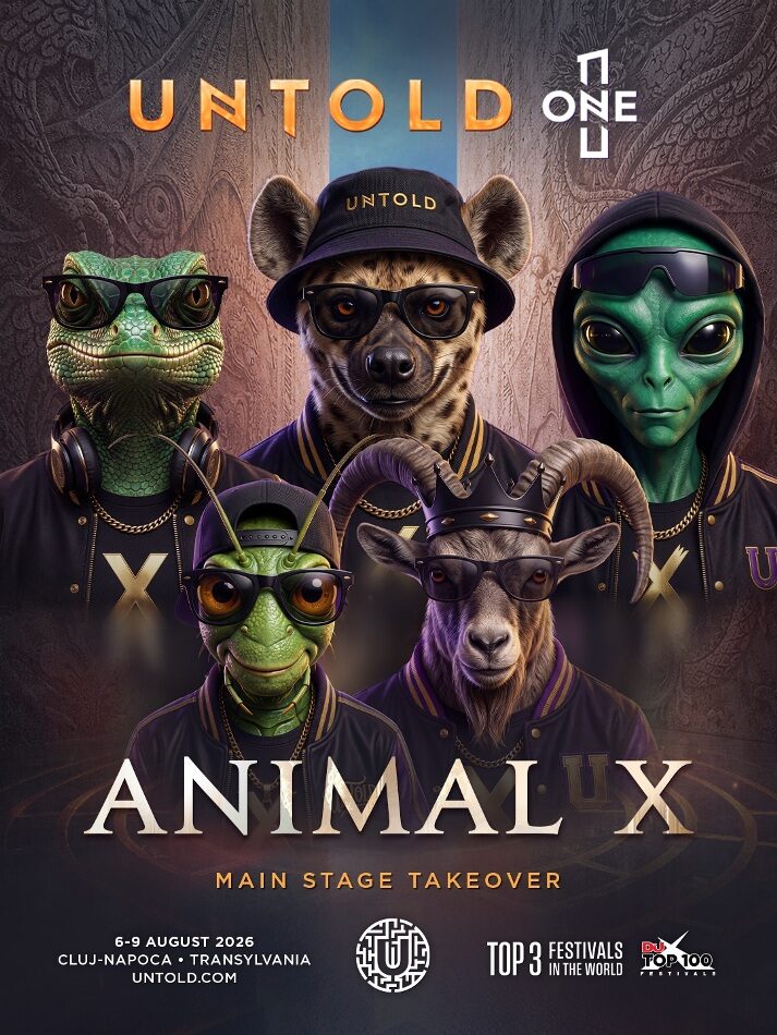 ANIMAL X SE REUNEȘTE PE MAINSTAGE-UL UNTOLD. TRUPA FENOMEN REVINE ÎN FORMULA CARE A SCRIS ISTORIE