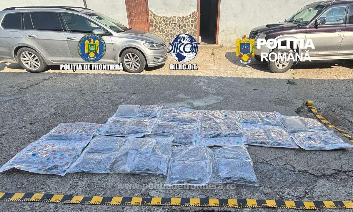 Bărbat prins în flagrant cu peste 38 kg droguri de risc, arestat preventiv pentru 30 de zile