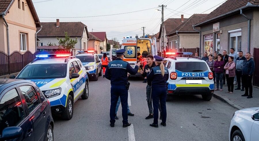 Scandal de proporții pe o stradă din Șomcuta Mare: Bătăi între două familii și o tânără transportată la spital