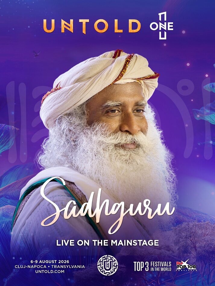 Sadhguru, unul dintre cei mai cunoscuți yoghini ai lumii, vine la UNTOLD