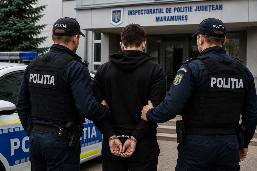 Maranureș: Tânăr de 18 ani, urmărit internațional pentru furt, reținut de polițiști la solicitarea autorităților franceze