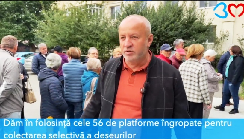 Primarul Doru Dăncuș anunță introducerea platformelor subterane pentru colectarea deșeurilor în Baia Mare